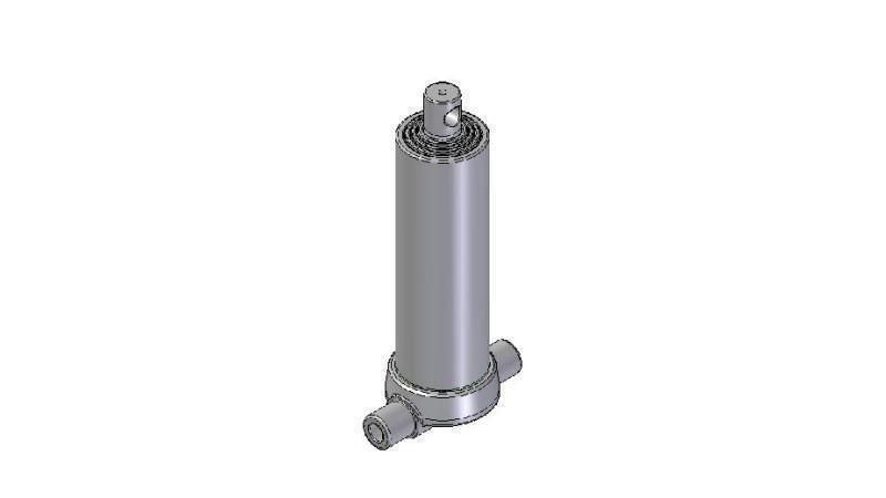 3566F -TELESCOPIC CYLINDER INFERIOR – HOLE 4 DEGREES STROKE 1190 FI 112