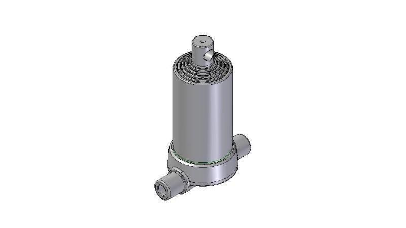3591F -TELESCOPIC CYLINDER INFERIOR – HOLE 5 DEGREES STROKE 840 FI 124