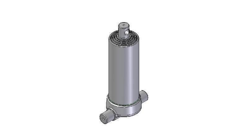3598F -CILINDRO TELESCOPICO INFERIORE – FORO 5 GRADI CORSO 765 FI 124