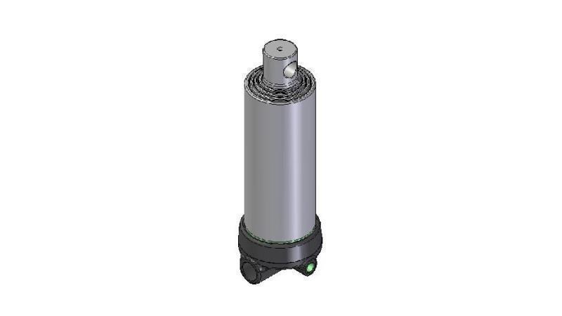 3644F -CILINDRO TELESCOPICO FORO - FORO 4 GRADI CORSO 1050 FI 124