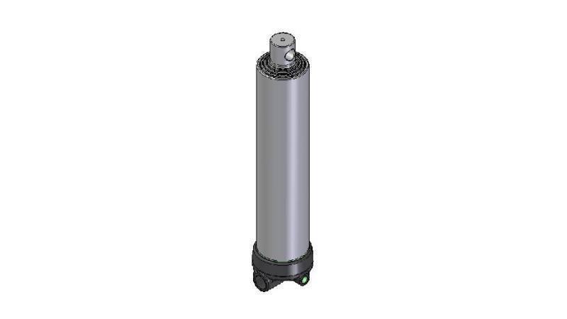 3649F -TELESCOPIC CYLINDER HOLE - HOLE 4 STEPS TRAVEL 1990 FI 124