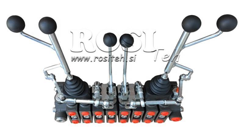 HYDRAULICKÝ VENTIL HIAB 8xPC70   2X EURO JOYSTICK 3 POS