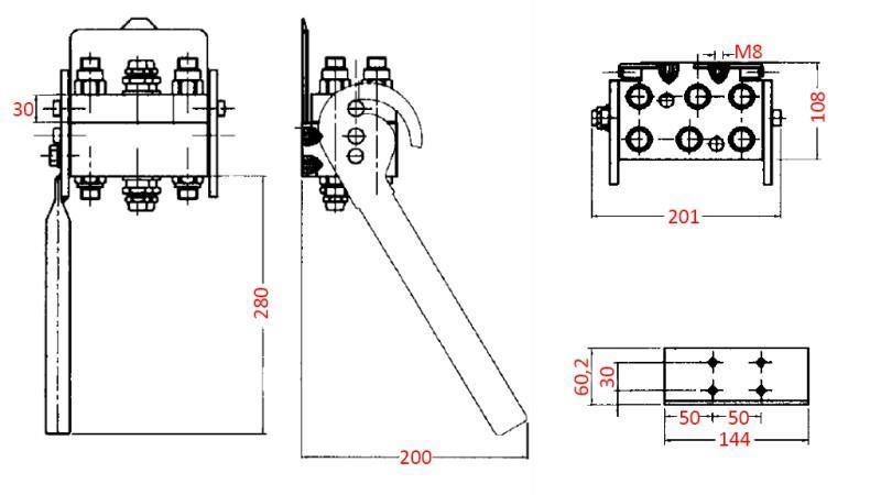 MULTI-FASTER COUPLING 6-way BSP1/2 FIXED PART