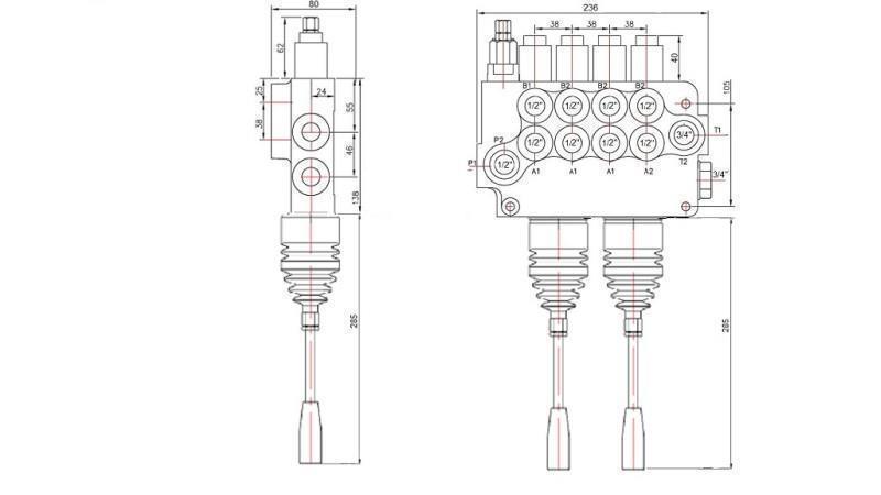 HID. VALVE 4xP80   2x JOYSTICK