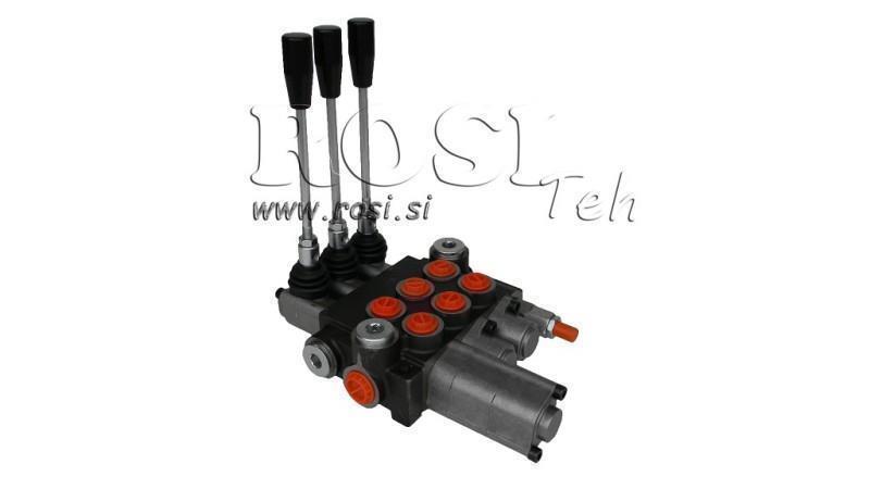 HYDRAULIC VALVE 3xP40 + FLOATING