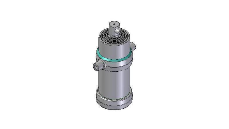 4061F -CILINDRO TELESCOPICO STANDARD/BUCO 6 STADI CORSO 2525 FI 190