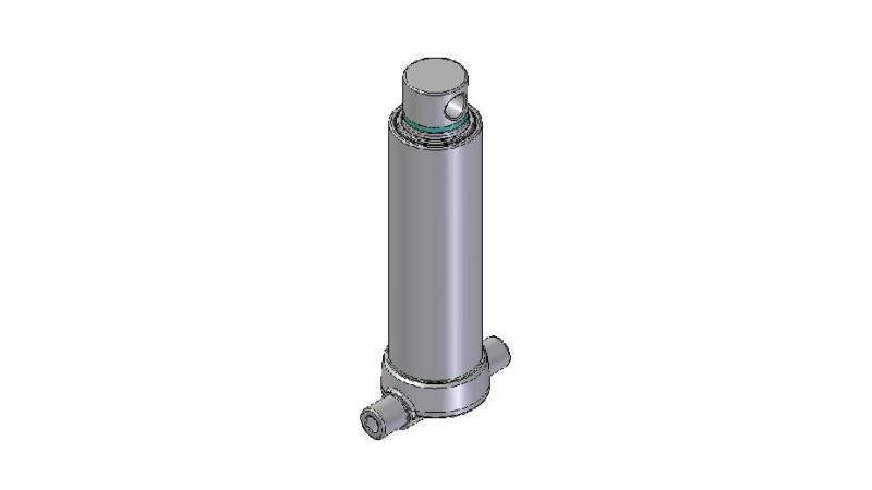 4523F -TELESCOPIC CYLINDER INFERIOR – HOLE 3 STAGES TRAVEL 695 DIAMETER 124