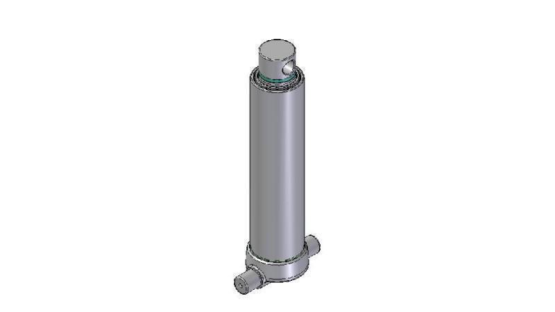 4527F -TELESCOPIC CYLINDER INFERIOR – HOLE 3 STAGES TRAVEL 1095 DIAMETER 124