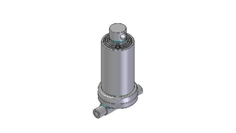 4570F -TELESCOPIC CYLINDER INFERIOR – HOLE 4 DEGREES STROKE 1030 FI 170