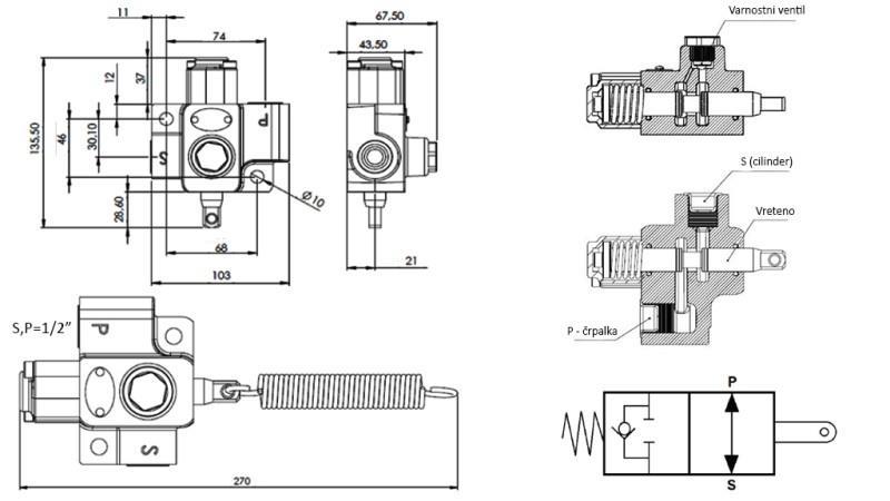 TIPPER STOP VALVE 1/2 - NORMALLY OPEN - ECO