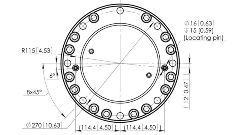 ΥΔΡΑΥΛΙΚΟΣ ΡΟΤΑΤΟΡΑΣ CPR9-01 33000/9000 KG
