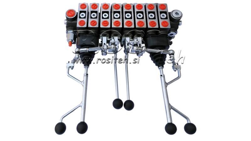 HYDRAULICKÝ VENTIL HIAB 8xPC70   2X EURO JOYSTICK 3 POS