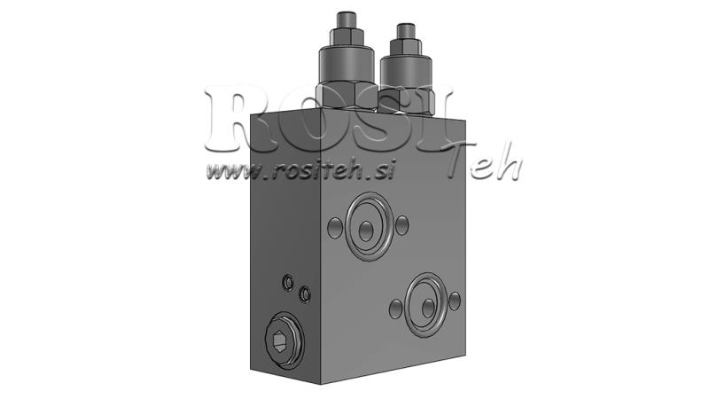 VENTIL FÖR HYDRAULISK BROMS AV HYDRAULISK MOTOR KPBR-250/1/D