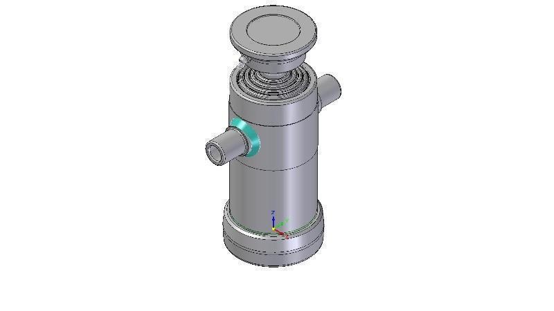5020S -CILINDRO TELESCOPICO STANDARD/BALL 5 STADI CORSO 680 DIAMETRO 112