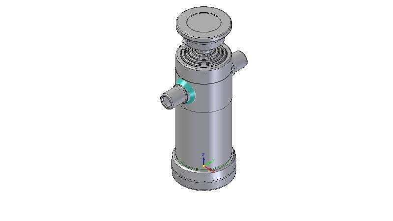 5022S -TELESCOPIC CYLINDER STANDARD/BALL 5 STAGES STROKE 1030 DIAMETER 112