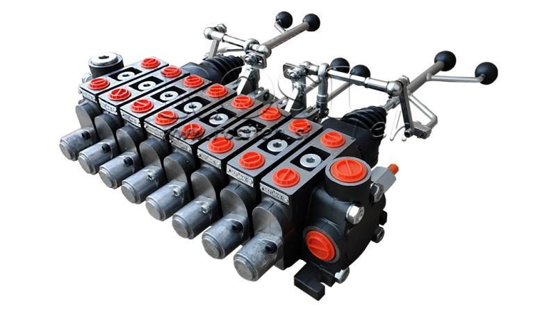 HYDRAULICKÝ VENTIL HIAB 8xPC70   2X EURO JOYSTICK 3 POS