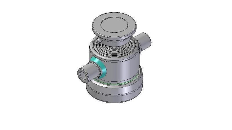 6002S -TELESCOPIC CYLINDER STANDARD/BALL 6 STAGES STROKE 840 DIAMETER 124