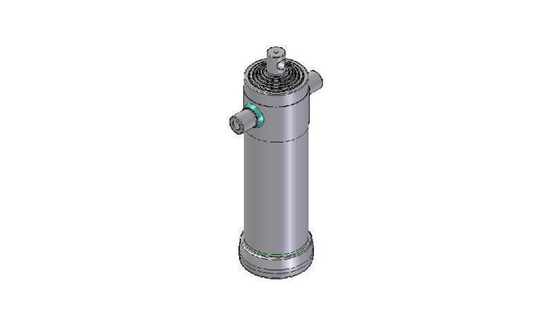 6012F -CILINDRO TELESCOPICO STANDARD/BUCO 6 STADI VIAGGIO 2977 FI 152