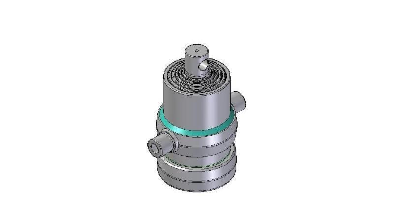 6019F -CILINDRO TELESCOPICO STANDARD/BUCO 6 STADI CORSO 1345 FI 170