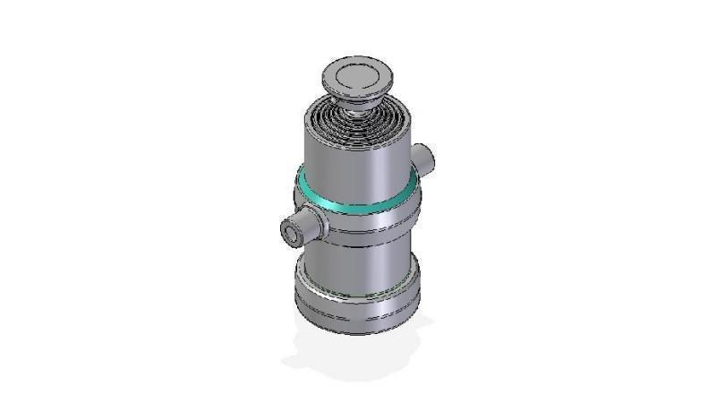 7008S -TELESCOPIC CYLINDER STANDARD/BALL 7 STAGES STROKE 1815 DIAMETER 170