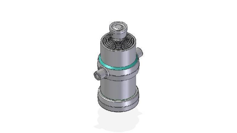 7019S -TELESCOPIC CYLINDER STANDARD/BALL 7 STAGES STROKE 2045 DIAMETER 190