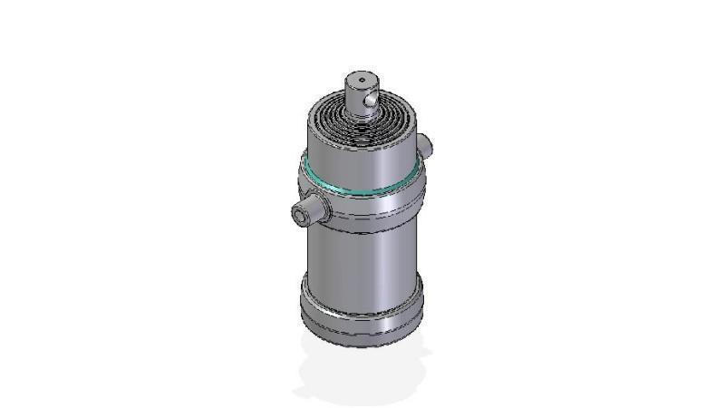 7053F -TELESCOPIC CYLINDER STANDARD/HOLE 7 STAGES STROKE 2555 FI 215