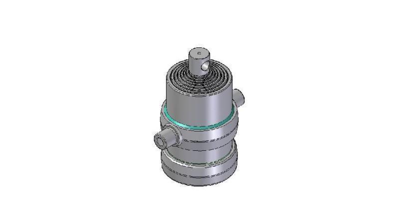 8002F -TELESCOPIC CYLINDER STANDARD/HOLE 8 STAGES STROKE 1540 DIAMETER 190