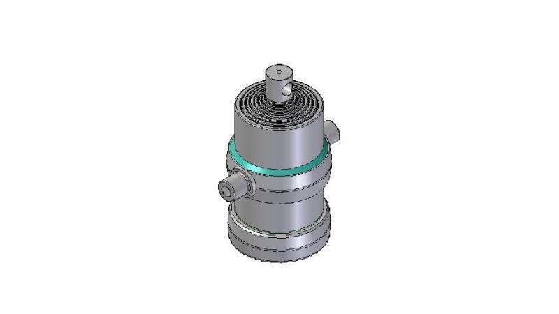 8004F -TELESCOPIC CYLINDER STANDARD/HOLE 8 STAGES STROKE 1940 FI 190