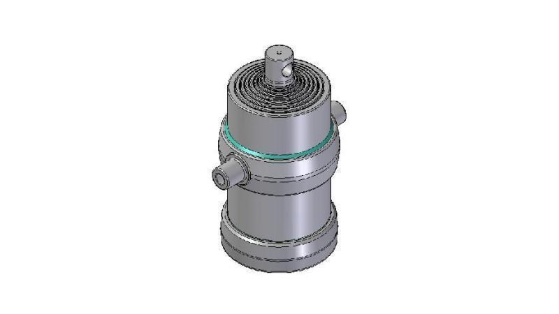 8022F -CILINDRO TELESCOPICO STANDARD/BUCO 8 STADI CORSO 2290 FI 215
