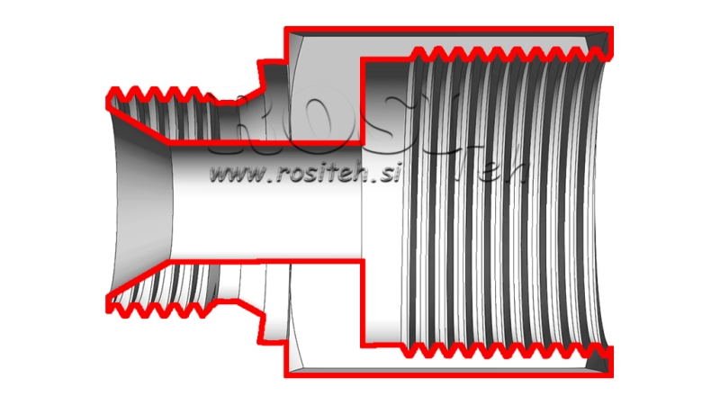HIDRAVLIČNI ADAPTER MOŠKI-ŽENSKI 1/2-3/4
