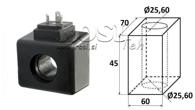 BOBINA ELETTROMAGNETICA 230VAC - DS5 - fi 25.6mm-45mm