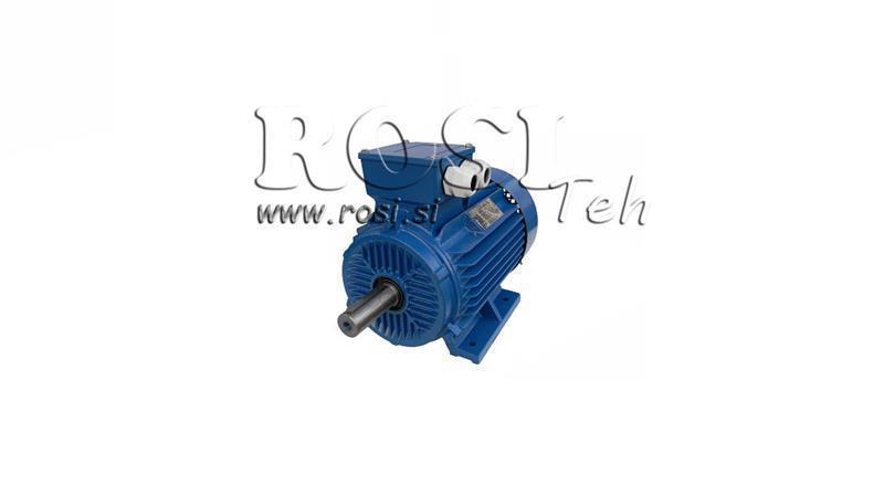 1,1kW-ELECTRIC MOTOR MS 80 3-4_1390rpm 3PH legs-B3