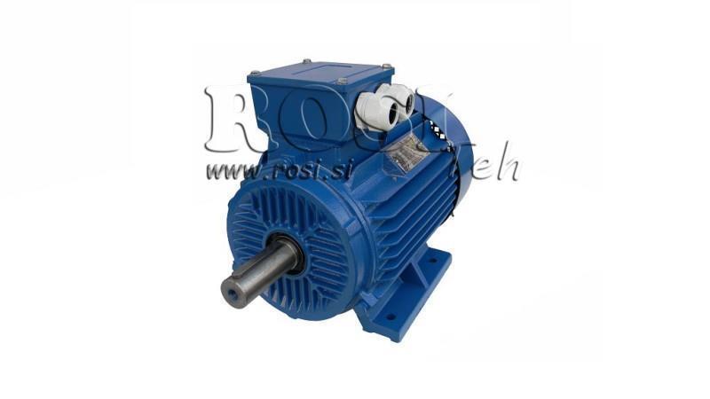 4kW-ELECTRIC MOTOR MS100L2-2_2850rpm 3PH legs-B3