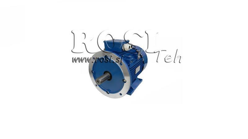 1,1kW-ELECTRIC MOTOR MS 90L-6_925rpm 3PH legs+flange-B3B5