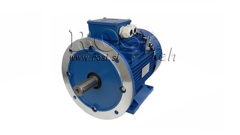 5,5kW-ELECTRIC MOTOR MS132S1-2_2900rpm 3PH legs+flange-B3B5