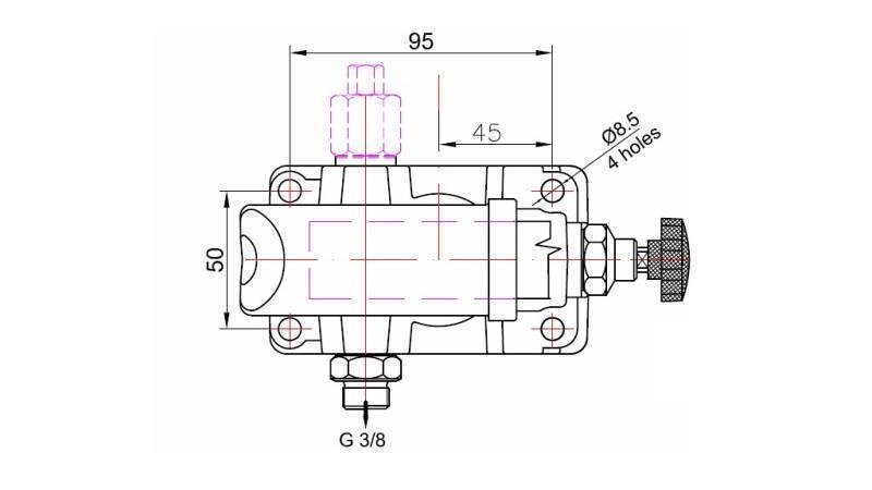 POMPA A MANO 25CC -SD-  UNIDIREZIONALE