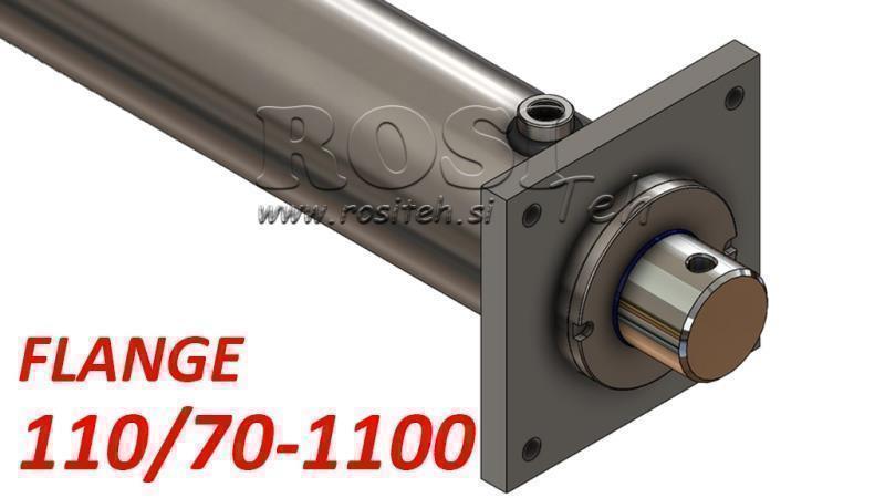 hidraulikus henger rögzítőlemezzel 110/70-1100