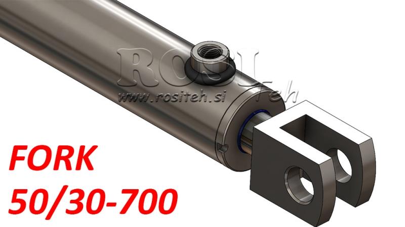 HYDRAULIC CYLINDER FORK 50/30-700