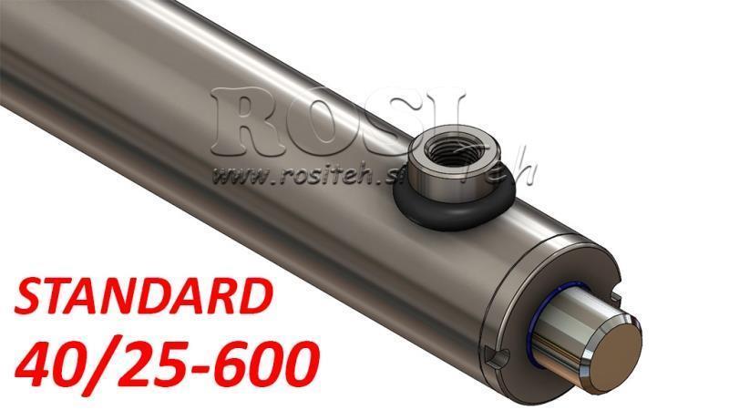 HYDRAULIC CYLINDER STANDARD 40/25-600