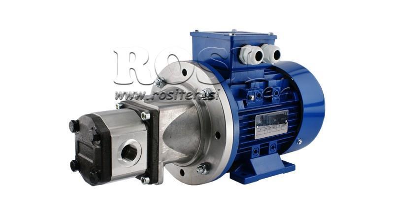 HYDRAULIC ASSEMBLY WITH HYDRAULIC PUMP GR.2 20 ccm + ELECTRIC MOTOR 3PH - 7,5 KW (flow = 29 lit/min)