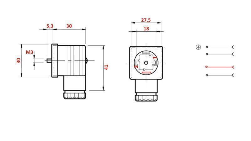 ELECTRIC CONNECTOR -GREY-