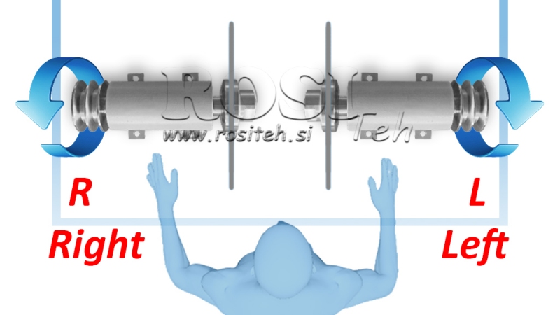 AX PENTRU CIRCULAR DIN FONTĂ 300MM (FILET DREPT)