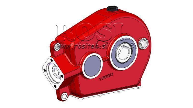 GEARBOX - GEARBOX RT260 FOR HYDRAULIC MOTOR MP/MR/MS RATIO 21.1:1
