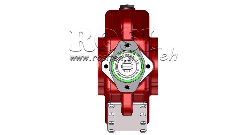 RIDUTTORE - MOLTIPLICATORE RT400 PER MOTORE IDRAULICO MP/MR/MS relazioni 35,2:1