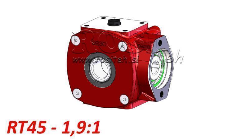 GEARBOX - GEARBOX RT45 FOR HYDRAULIC MOTOR MP/MR RATIO 1.9:1