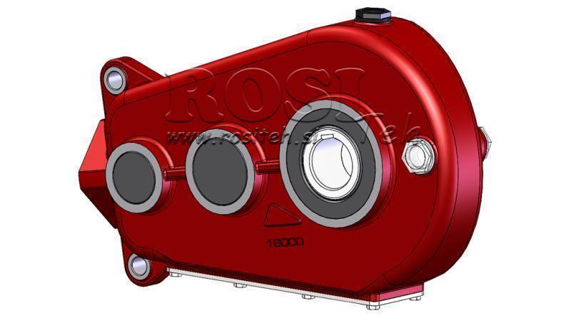 GEARBOX - GEARBOX RT520 FOR HYDRAULIC MOTOR MP/MR/MS RATIO 43.6:1