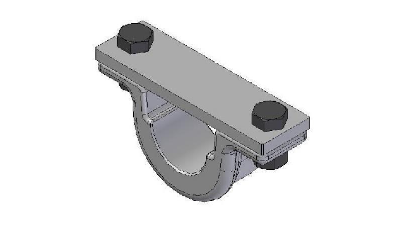 SUPPORT FOR TELESCOPIC CYLINDERS Dia.45-A