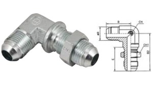 HYDRAULIC-DOUBLE-THREADED-ELBOW-90°-AGJ-JIC74°