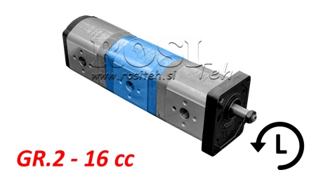 POMPA IDRAULICA 20A16X156 GR.2 CENTRALE 16 CC SINISTRA