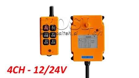 RADIOOVLÁDÁNÍ 4CH - 12/24V